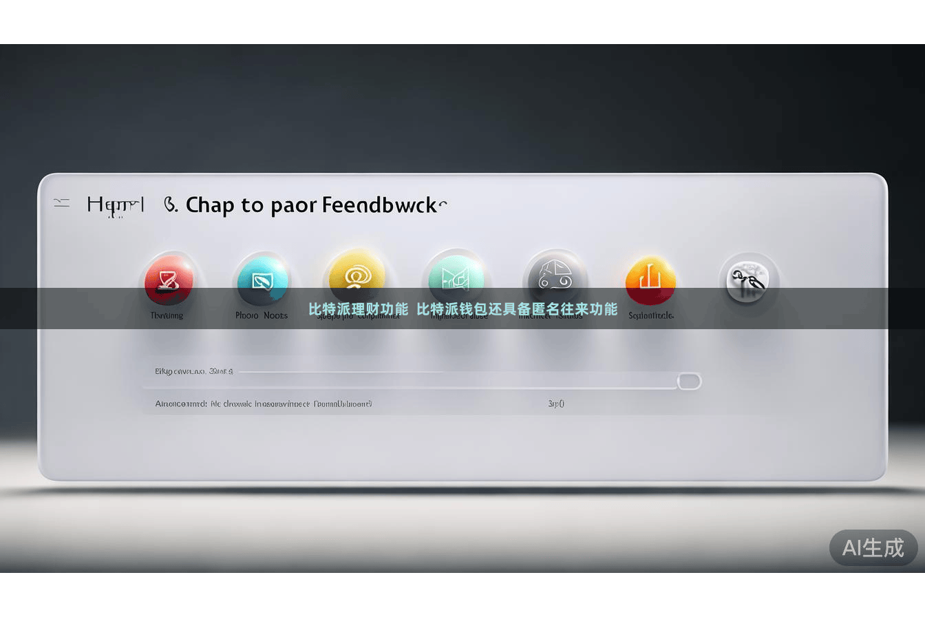 比特派理财功能 比特派钱包还具备匿名往来功能