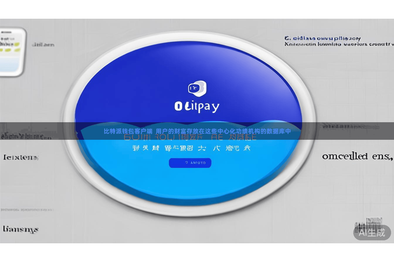 比特派钱包客户端 用户的财富存放在这些中心化功绩机构的数据库中