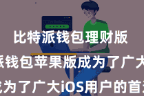 比特派钱包理财版  比特派钱包苹果版成为了广大iOS用户的首选