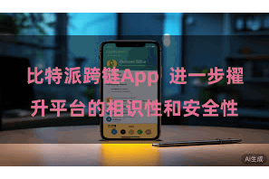 比特派跨链App  进一步擢升平台的相识性和安全性