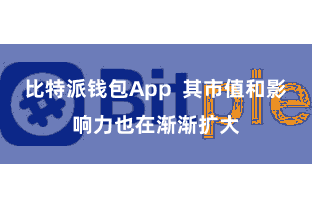 比特派钱包App  其市值和影响力也在渐渐扩大